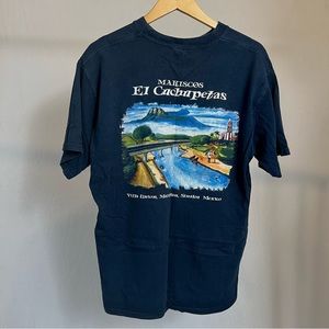 navy blue mexico tee